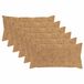 vidaXL - Kussensloop - 6 stuks - Taupe - 40 x 80 cm