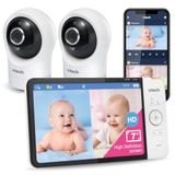 VTech RM7764-2HD Smart Babyfoon met 7 inch HD-kleurenscherm, Wifi en 2 Camera's