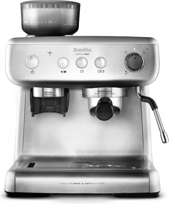 Breville Barista Max Espressomachine | Zilver | VCF126X