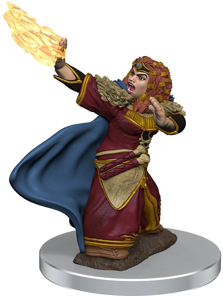 WizKids Dungeons & Dragons Icons of the Realms - Female Dwarf Wizard Premium Figure
