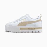 Puma Mayze Lth Wn Lage sneakers - Leer - Dames - Wit - Maat 42