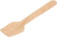 Fiesta Green 100x ijslepels / ijslepeltjes - 100% biologisch afbreekbaar - 96mm - Bruin - Hout