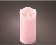 Overige Merken Bougie LED ondulante 15x7,5 cm Rose