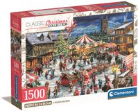 Clementoni Puzzel 1500 Stukjes Kerstmarkt Volwassenen