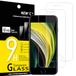 NEW'C 2 Stuks, Screen Protector voor iPhone SE 3/2 (2022/2020 model) 4,7 inch, Gehard Glass Schermbeschermer Film 0.33 mm ultra transparant, ultra resistent