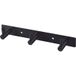 Gedotec MOON Rail crochet Acier inoxydable Noir 3 crochets