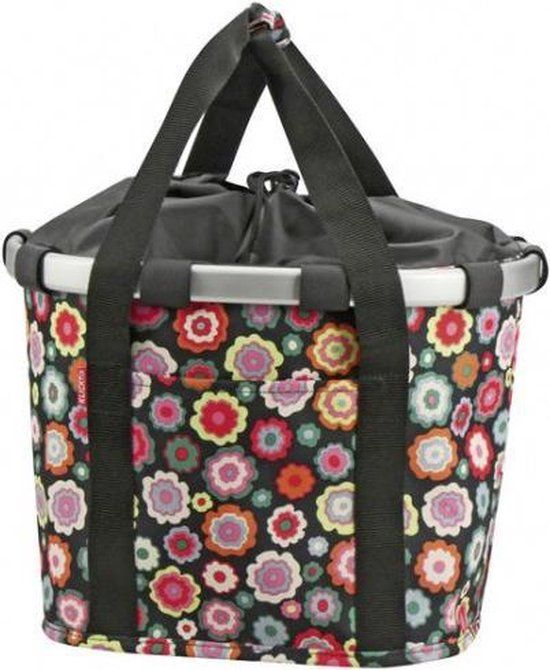 Klickfix Reisenthel Fietsmand Happy Flowers 15L - Multicolor - Stuur