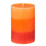 Atmosphera Geurkaars Nina - 1x stuks - Tropisch fruit - 45 branduren - 7 x 10 cm