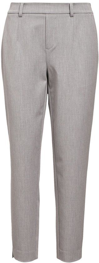 OBJECT OBJLISA Straight Fit Trousers - Grey