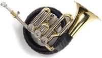 Classic Cantabile Posthorn (Schallbecher 125mm, 11,5mm Bohrung, inkl. Mundstück & Tasche)