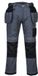 Portwest PW3 Werkbroek met holsterzakken T602 - Grijs/Zwart - 28