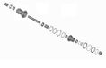 Shimano WH-M9200-TL-R2 Naafas Grijs