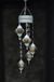 Halay Anatolia hanglamp - mozaïek bruin glas - 5 bollen - E-14 fitting