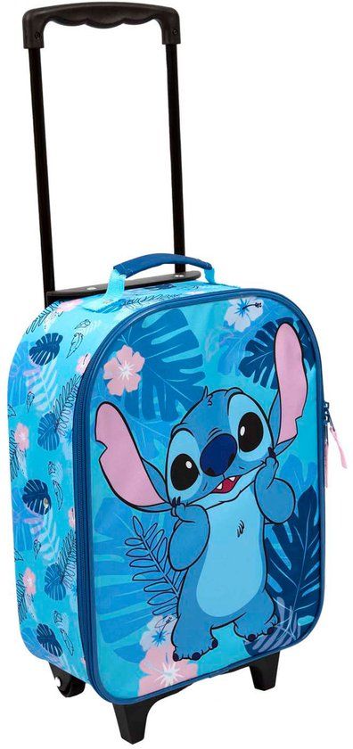 Undercover Stitch kinder trolley koffer voor kinderen - multi kleuren.