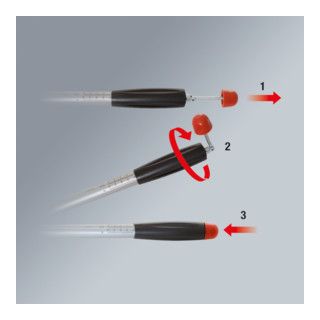 KS Tools 3/4\" momentsleutel met korte slag, 140-800Nm