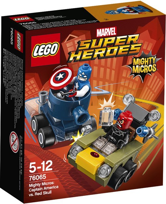 lego Super Heroes Mighty Micros: Captain America vs Red Skull 76065