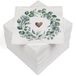 HEKU 100 servetten, 3-laags, 33 x 33 cm, eucalyptus hart