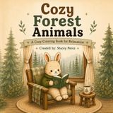 Cozy Forest Animals: A Cozy Coloring Book for Relaxation with 50 Adorable Animal Illustrations