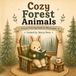 Cozy Forest Animals: A Cozy Coloring Book for Relaxation with 50 Adorable Animal Illustrations