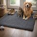 Dirt Devil Tapis de porte intérieur 50 x 80 cm - Gris