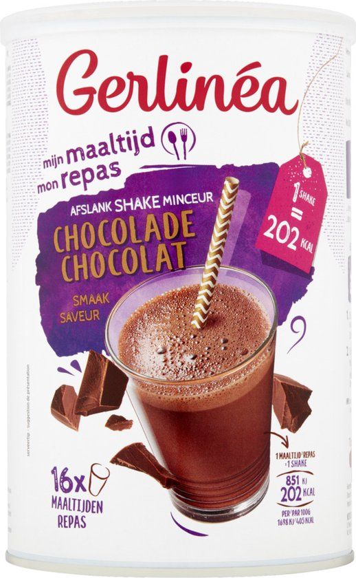 Gerlinéa Afslank Maaltijdshake Chocolade - 436g