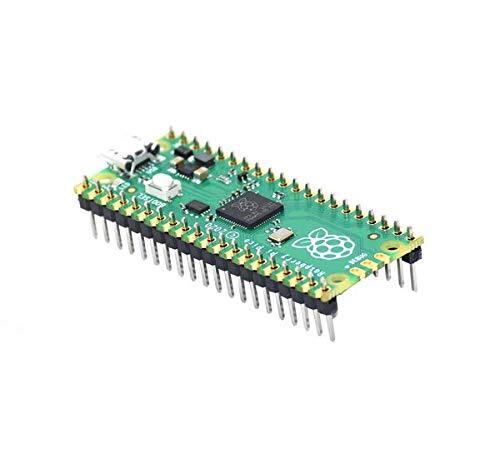 A1 Items Raspberry Pi Pico Board with Soldered Header Raspberry Pi Pico RP2040 Microcontroller Development Board with Pre-soldered Headers