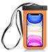 Sovica Housse de protection étanche, compatible avec Xiaomi Mi Mix 2S, certifié IPX8, étanche, orange