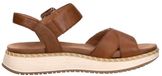 Remonte Sandalen Plat - Cognac - Maat 45