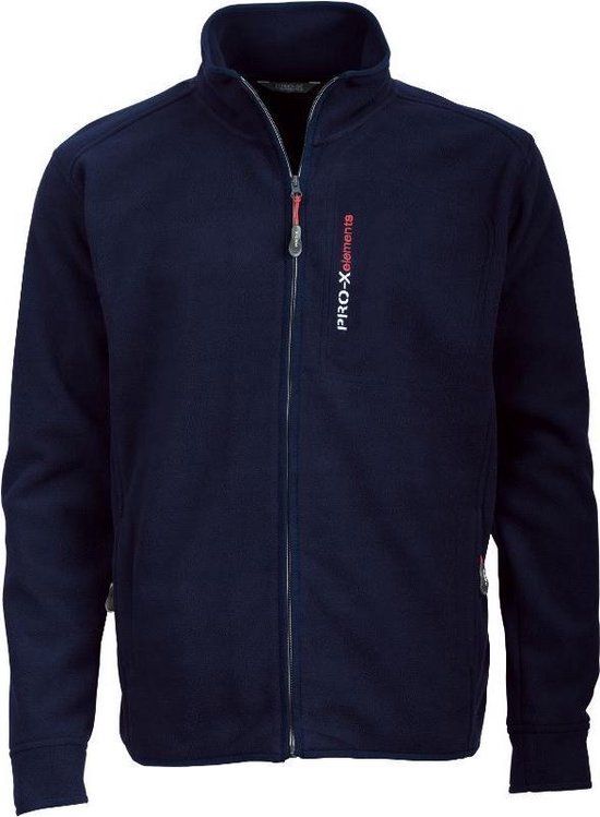 Pro-x Elements Outdoorvest Ohio Heren Fleece Marineblauw XL
