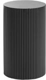 Beliani CLAIRE - Bijzettafel - Zwart - MDF