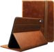 Rosso Deluxe Hoes Geschikt voor Apple iPad Mini 7 / 6 | Book Case Echt Leer | Sleep/Wake | Standaard | Penhouder | Beschermhoes Bruin
