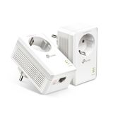 TP-Link TL-PA7017P KIT - 1000 Mbps Powerline Adapter Starter Kit with Passthrough
