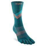 Injinji Run Lightweight Crew Coolmax teensokken - Lagoon groen/Roze - 40-44