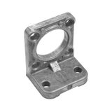 Riegler Hoekflens ISO 15552, ISO 21287, Ø100, 1 stuk met 4 schroeven