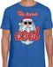 Bellatio Decorations Shoppartners Bv Fout Kerst shirt / t-shirt - Stoere kerstman - this dude is cool - blauw voor heren - kerstkleding / kerst outfit S