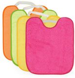 Ti TIN | 4-pack waterdichte babyslabbetjes met elastische sluiting