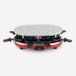 H.KOENIG RP412 Multifunctioneel Gourmetstel - 8 Personen - Rood