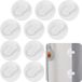 Merkloos 10 stuks douchegordijnclips wit 55 mm