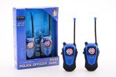 Johntoy Politie walkie talkie bereik +/- 80 mtr