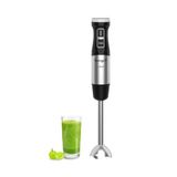 Ibergrif Staafmixer, 1000 W, met progressieve snelheid | Roestvrij staal, turboknop, voor soepen, purees, smoothies en sauzen