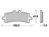 TRW MCB 792 Sinter Brake Pads