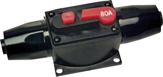 Sinuslive AS80 Car-HiFi automatische zekering 80 A Spatwaterdicht