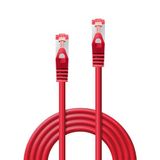Monkey Ladder RJ45 LSZH Cat.6A UTP Ethernet-netwerkkabel, AWG24, 100% koper, halogeenvrij, rood, 2 m