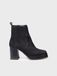 Toni Pons Bottines pour femmes à talon large en suède et tissu | ROS-SY