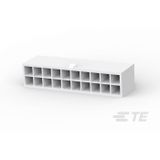 TE Connectivity 2-1586038-0 Connecteur mâle, montage encastré (standard) Nombre total de pôles : 20 Contenu : 1 pièce(s) Plateau
