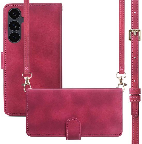 imoshion Bookcase met koord voor de Samsung Galaxy S25 FE - Rood