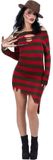 Smiffys A Nightmare On Elm Street Freddy Krueger Kostuum jurk - XL - Rood/Bruin