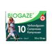 Biogaze 2x Kompress 10 x 10 cm 10 stuks