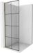 Mexen Kioto L Paroi de douche Walk-in 80 x 200 cm, grille noire, or