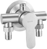 Merkloos Dailygoods RVS Douchekraan Wandgemonteerd Thermostatisch